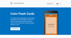 Desktop Screenshot of colorflashcards.org